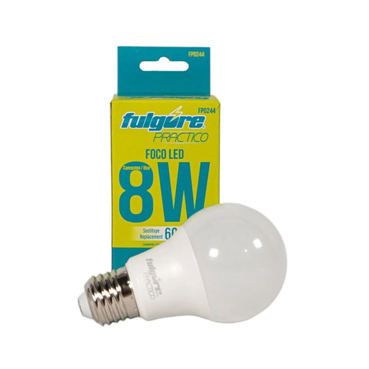 BOMBILLO AHORRADOR 8W DIA FULGORE - FP0244